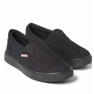 Black Slip On Sneakers Size 3.5